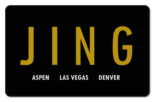 jing yellow text logo on a black background
